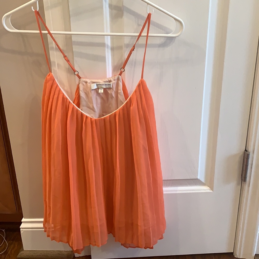 Lavender Brown cami top